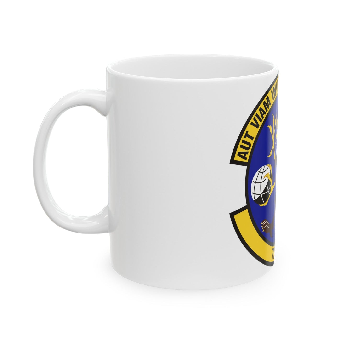 721st Aerial Port Squadron (U.S. Air Force) White Coffee Mug-The Sticker Space