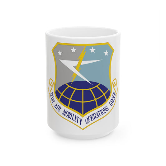 721st Air Mobility Operations Group (U.S. Air Force) White Coffee Mug-15oz-The Sticker Space