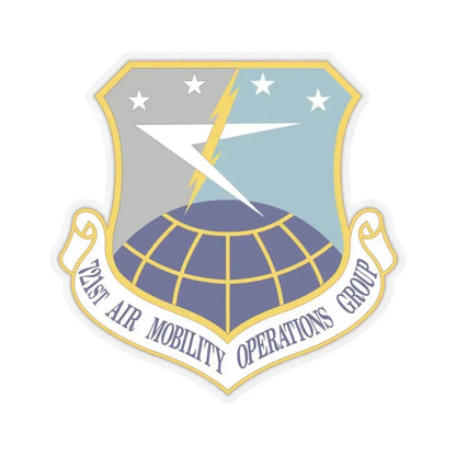 721st Air Mobility Operations Group (U.S. Air Force) STICKER Vinyl Kiss-Cut Decal 6 Inch Transparent - The Sticker Space