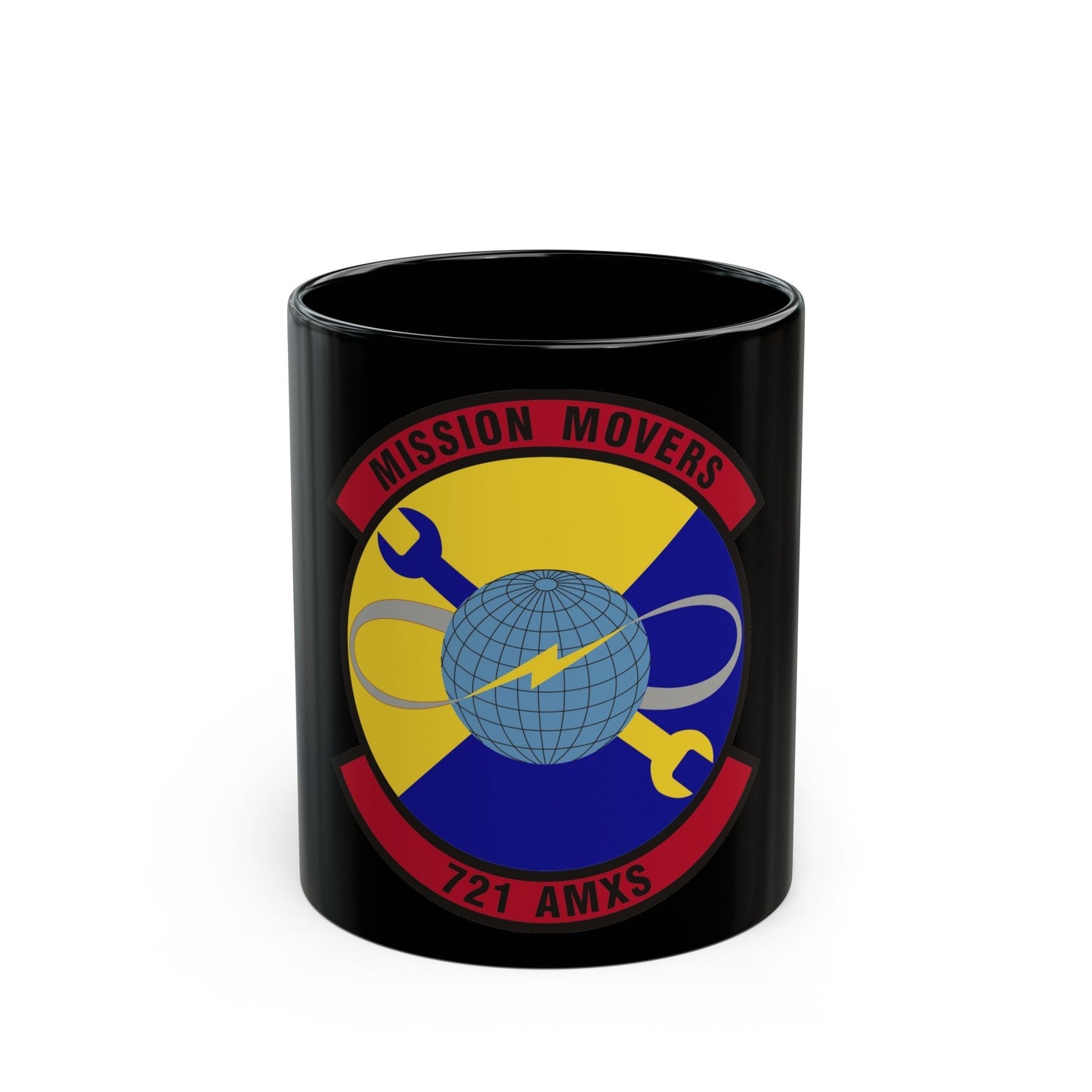 721st Aircraft Maintenance Squadron (U.S. Air Force) Black Coffee Mug-11oz-The Sticker Space