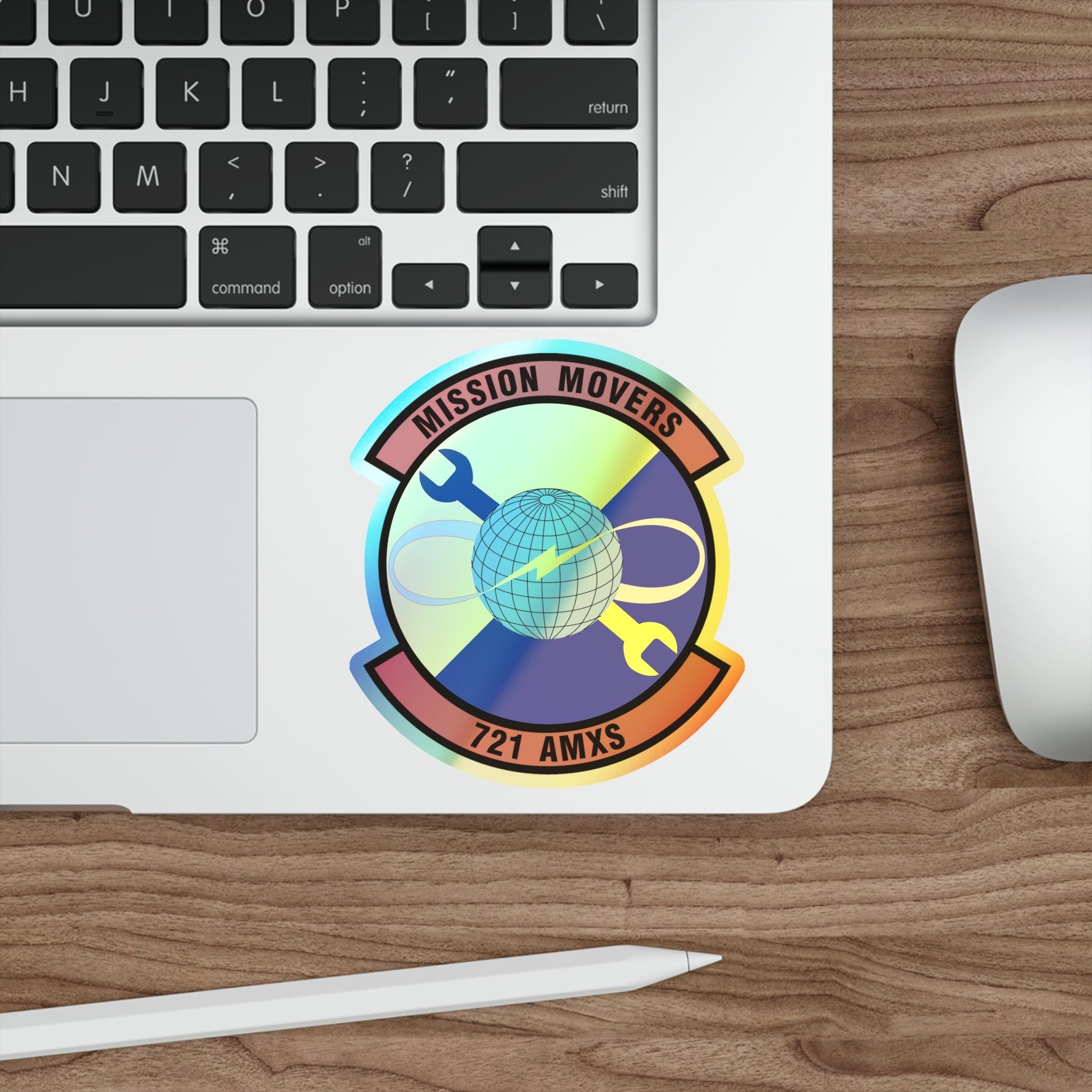 721st Aircraft Maintenance Squadron (U.S. Air Force) Holographic STICKER Die-Cut Vinyl Decal-The Sticker Space