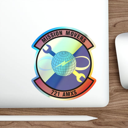 721st Aircraft Maintenance Squadron (U.S. Air Force) Holographic STICKER Die-Cut Vinyl Decal-The Sticker Space