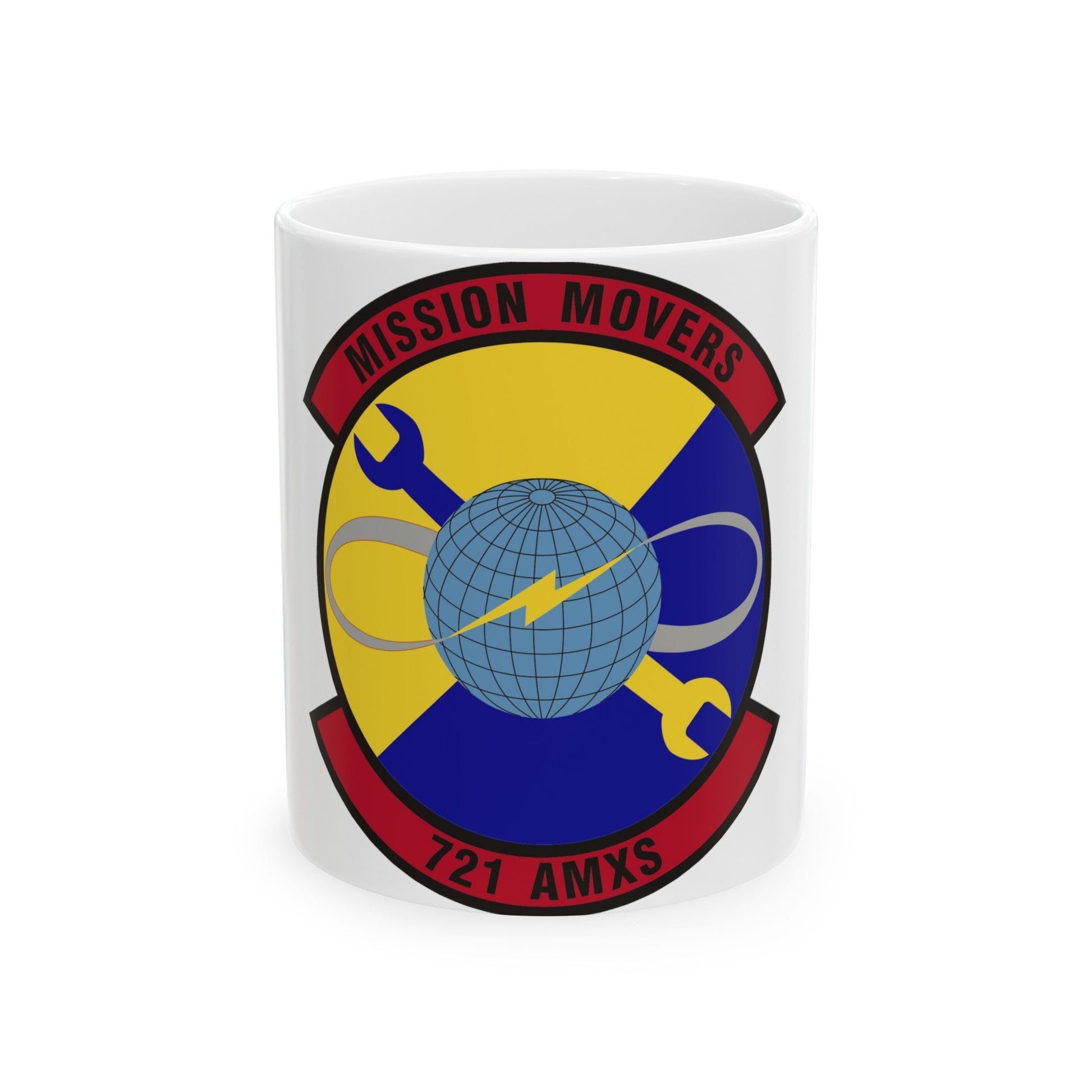 721st Aircraft Maintenance Squadron (U.S. Air Force) White Coffee Mug-11oz-The Sticker Space