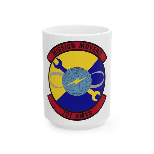 721st Aircraft Maintenance Squadron (U.S. Air Force) White Coffee Mug-15oz-The Sticker Space