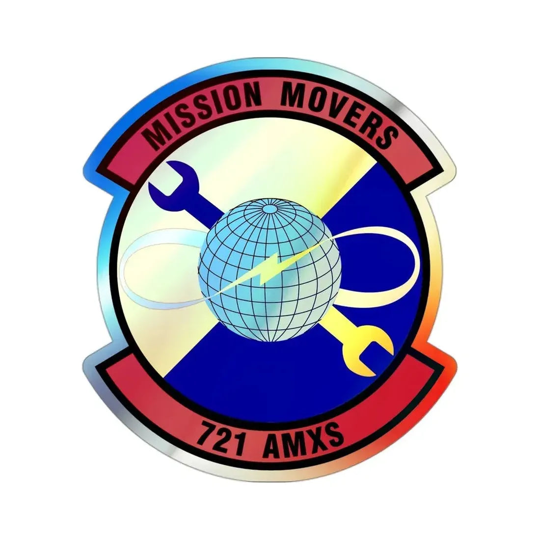 721st Aircraft Maintenance Squadron (U.S. Air Force) Holographic STICKER Die-Cut Vinyl Decal - The Sticker Space