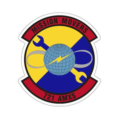 721st Aircraft Maintenance Squadron (U.S. Air Force) STICKER Vinyl Die-Cut Decal 4 Inch - The Sticker Space