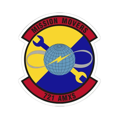 721st Aircraft Maintenance Squadron (U.S. Air Force) STICKER Vinyl Kiss-Cut Decal 6 Inch White - The Sticker Space