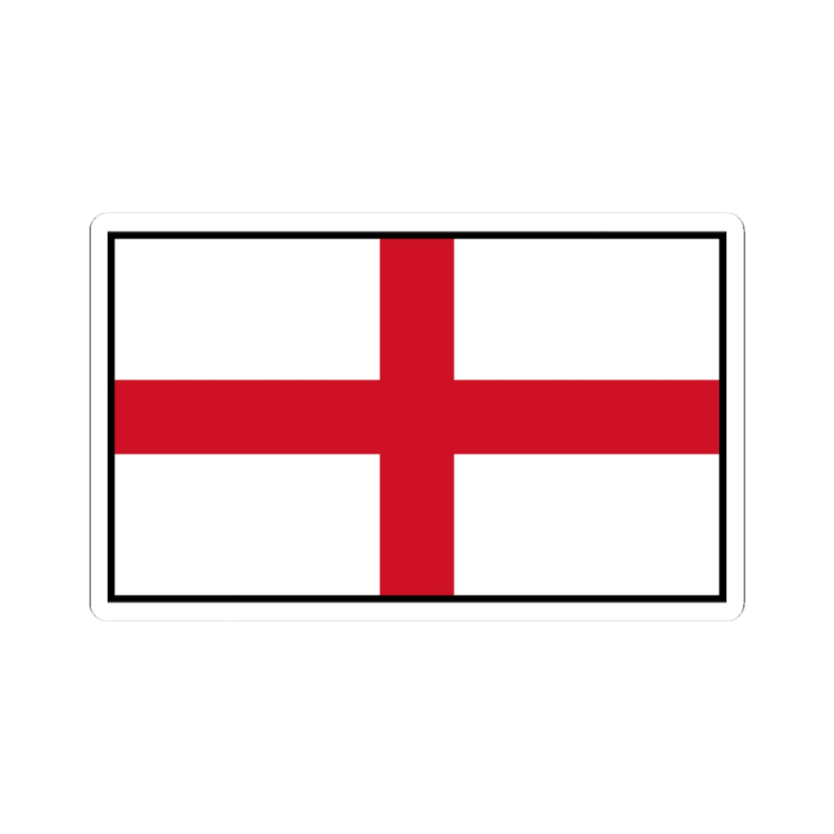 Flag of England bordered (England) STICKER Vinyl Kiss-Cut Decal