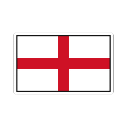 Flag of England bordered (England) STICKER Vinyl Kiss-Cut Decal