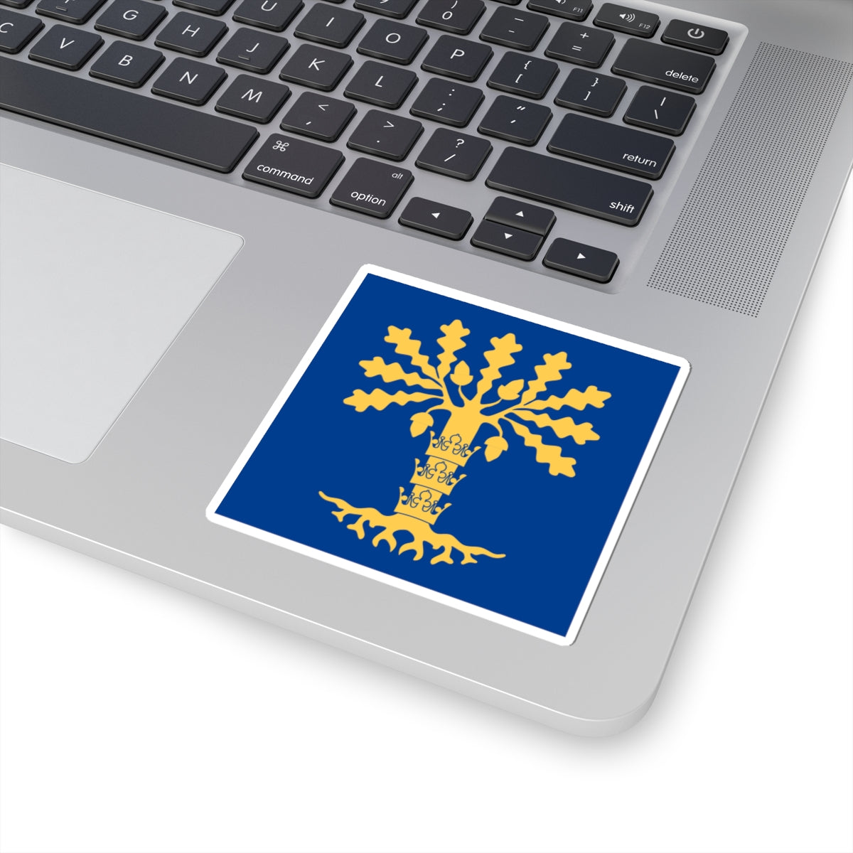 Blekinge lan vapenflagga (Sweden) STICKER Vinyl Kiss-Cut Decal