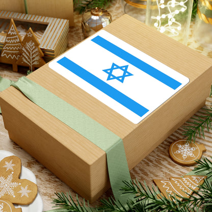 Flag of Israel Light Blue 3-2 (Israel) STICKER Vinyl Kiss-Cut Decal