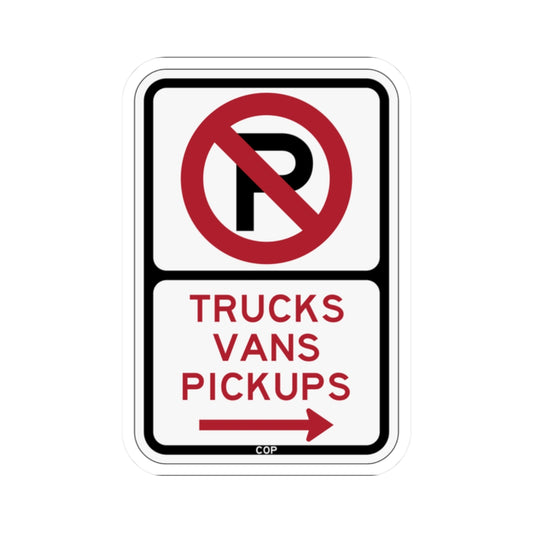 PBOT Road sign P1955R (Oregon) (Road Sign) STICKER Vinyl Kiss-Cut Decal