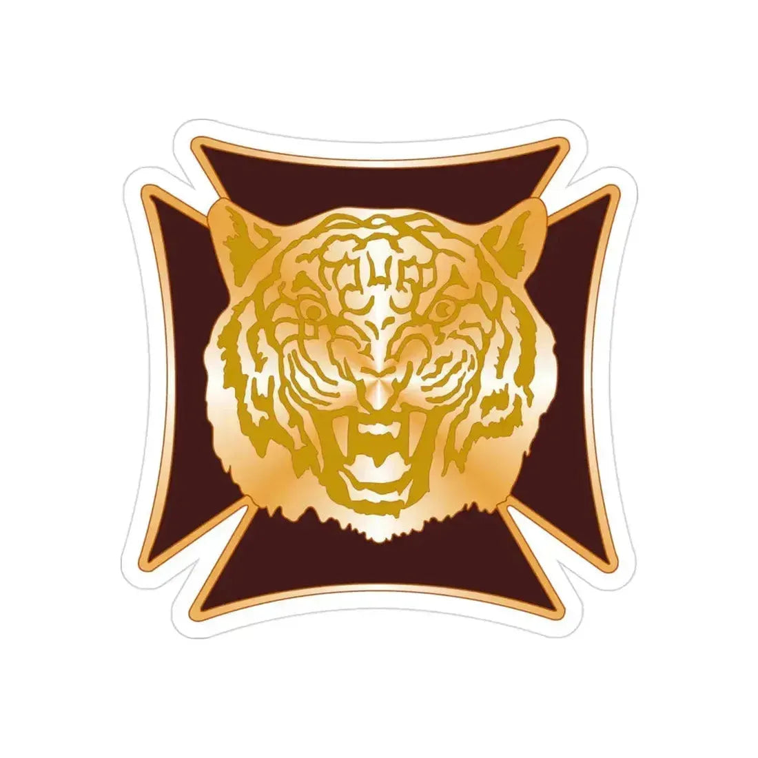 7227 Medical Support Unit (U.S. Army) REVERSE PRINT Transparent Die-Cut STICKER 3 Inch Die-Cut Transparent - The Sticker Space