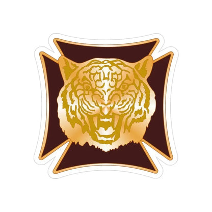 7227 Medical Support Unit (U.S. Army) REVERSE PRINT Transparent Die-Cut STICKER 3 Inch Die-Cut Transparent - The Sticker Space