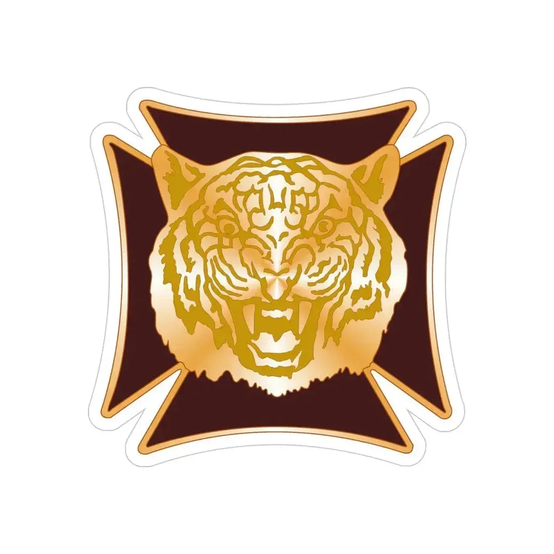 7227 Medical Support Unit (U.S. Army) REVERSE PRINT Transparent Die-Cut STICKER 4 Inch Die-Cut Transparent - The Sticker Space