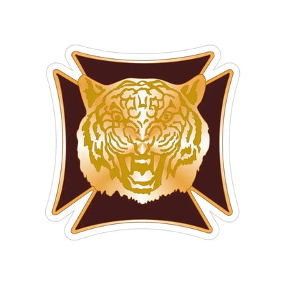 7227 Medical Support Unit (U.S. Army) REVERSE PRINT Transparent Die-Cut STICKER 4 Inch Die-Cut Transparent - The Sticker Space