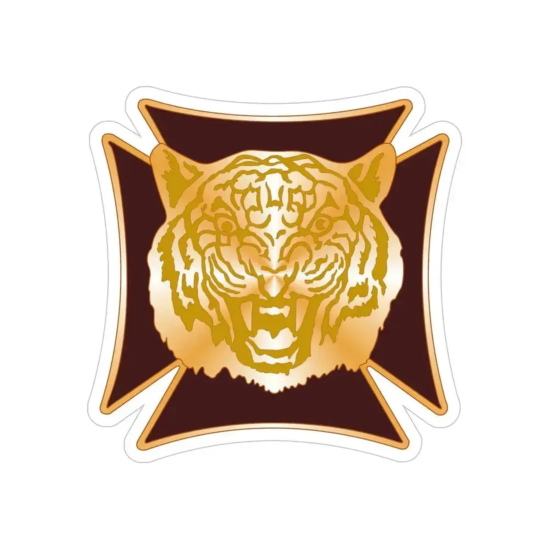 7227 Medical Support Unit (U.S. Army) REVERSE PRINT Transparent Die-Cut STICKER 5 Inch Die-Cut Transparent - The Sticker Space