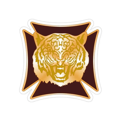 7227 Medical Support Unit (U.S. Army) REVERSE PRINT Transparent Die-Cut STICKER 5 Inch Die-Cut Transparent - The Sticker Space