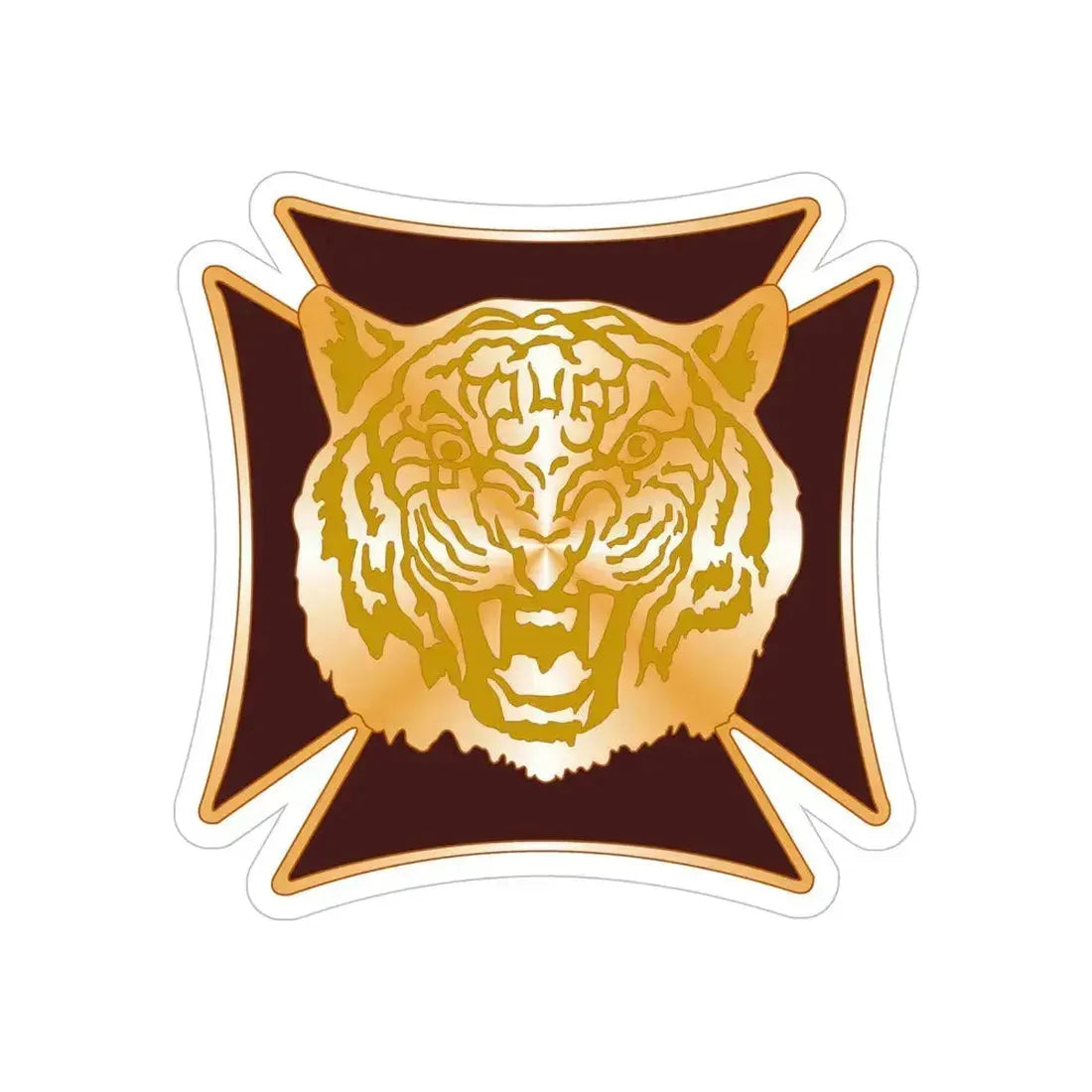 7227 Medical Support Unit (U.S. Army) REVERSE PRINT Transparent Die-Cut STICKER 6 Inch Die-Cut Transparent - The Sticker Space