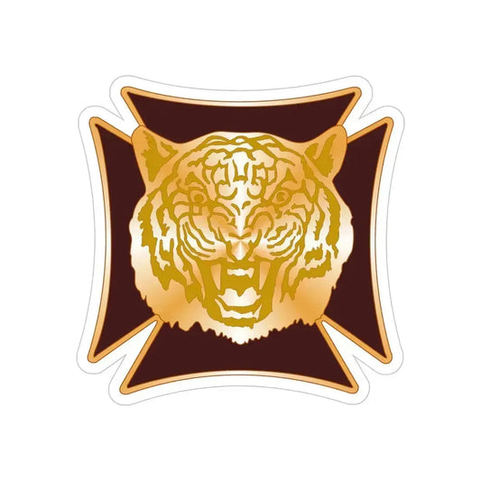 7227 Medical Support Unit (U.S. Army) REVERSE PRINT Transparent Die-Cut STICKER 6 Inch Die-Cut Transparent - The Sticker Space