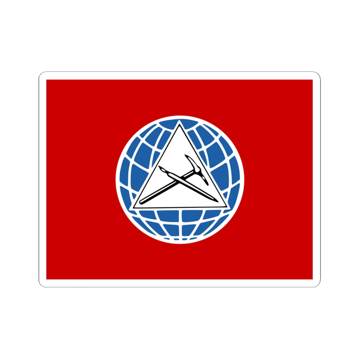 Flag of the Progressive Socialist Party (Lebanon) STICKER Vinyl Kiss-Cut Decal