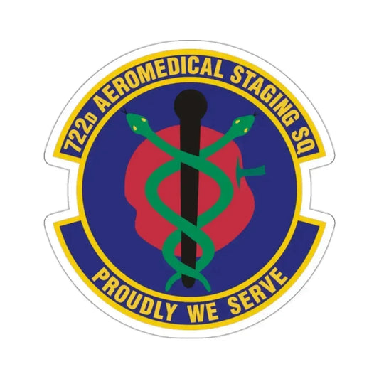 722d Aeromedical Staging Squadron (U.S. Air Force) STICKER Vinyl Die-Cut Decal 2 Inch - The Sticker Space