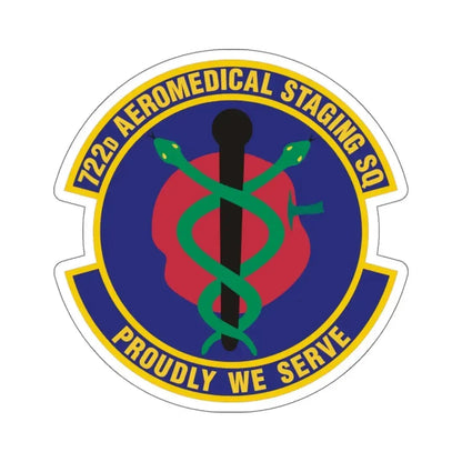 722d Aeromedical Staging Squadron (U.S. Air Force) STICKER Vinyl Die-Cut Decal - The Sticker Space