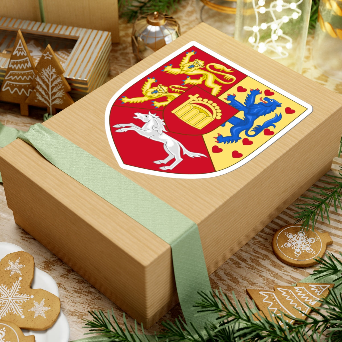 Royal Hanover Inescutcheon (United Kingdom) (Coat of Arms) STICKER Vinyl Kiss-Cut Decal