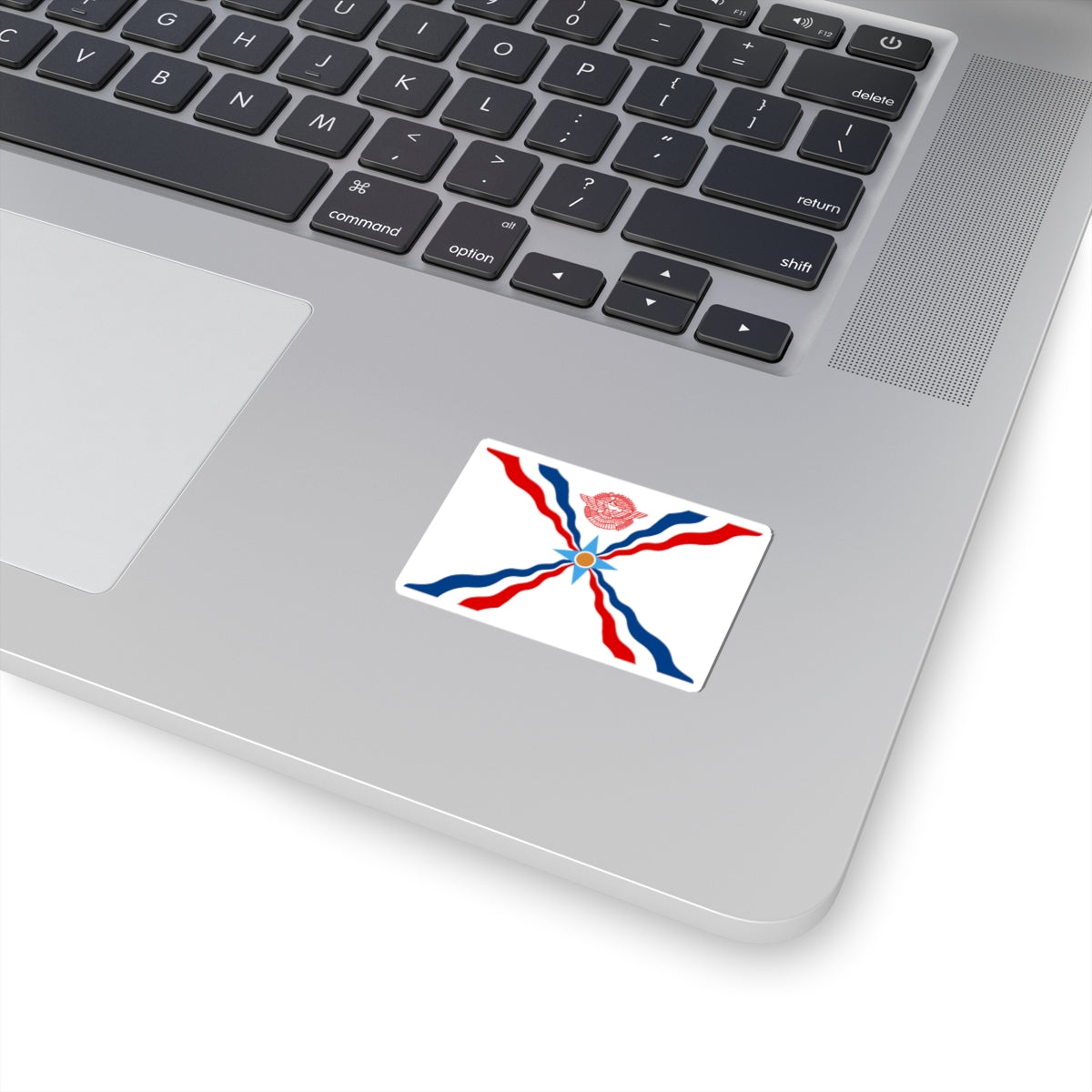 Flag of the Assyrians (Iraq) STICKER Vinyl Kiss-Cut Decal