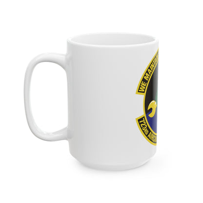 723d Aircraft Maintenance Squadron (U.S. Air Force) White Coffee Mug-The Sticker Space