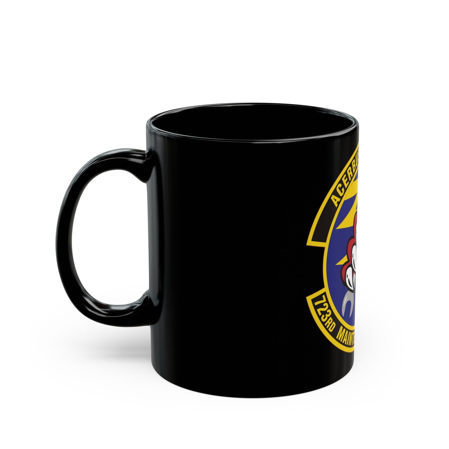 723d Maintenance Squadron (U.S. Air Force) Black Coffee Mug-The Sticker Space