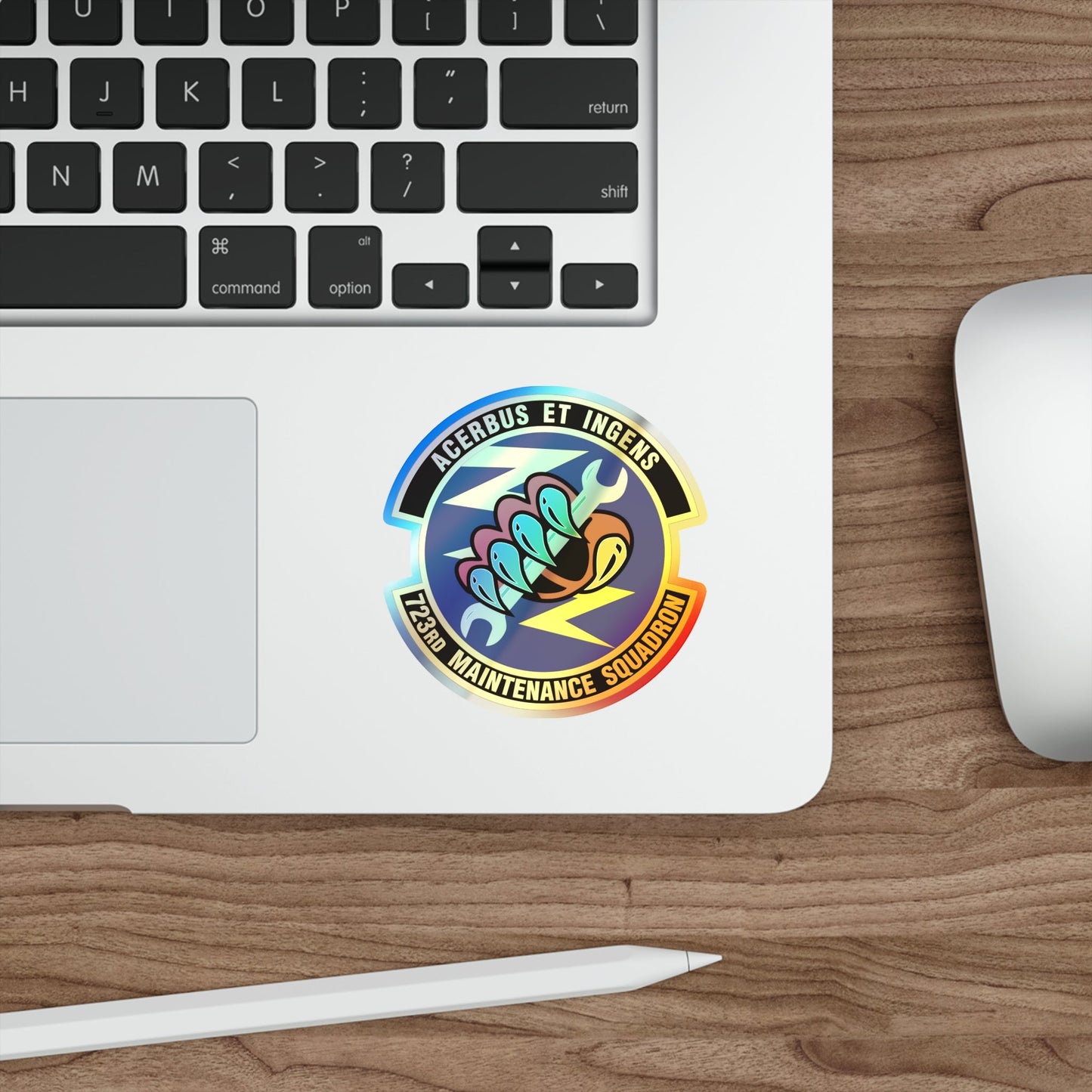 723d Maintenance Squadron (U.S. Air Force) Holographic STICKER Die-Cut Vinyl Decal-The Sticker Space