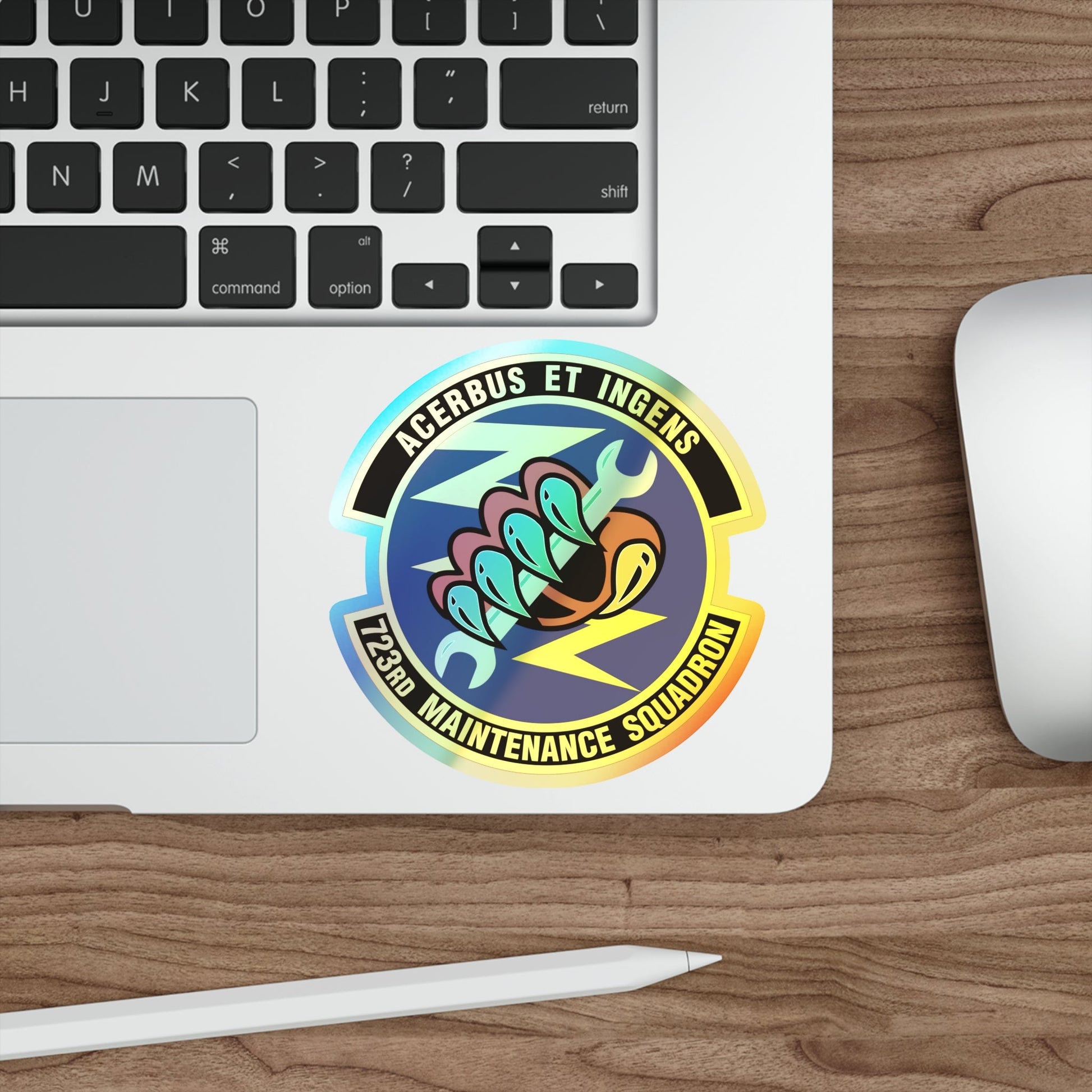 723d Maintenance Squadron (U.S. Air Force) Holographic STICKER Die-Cut Vinyl Decal-The Sticker Space