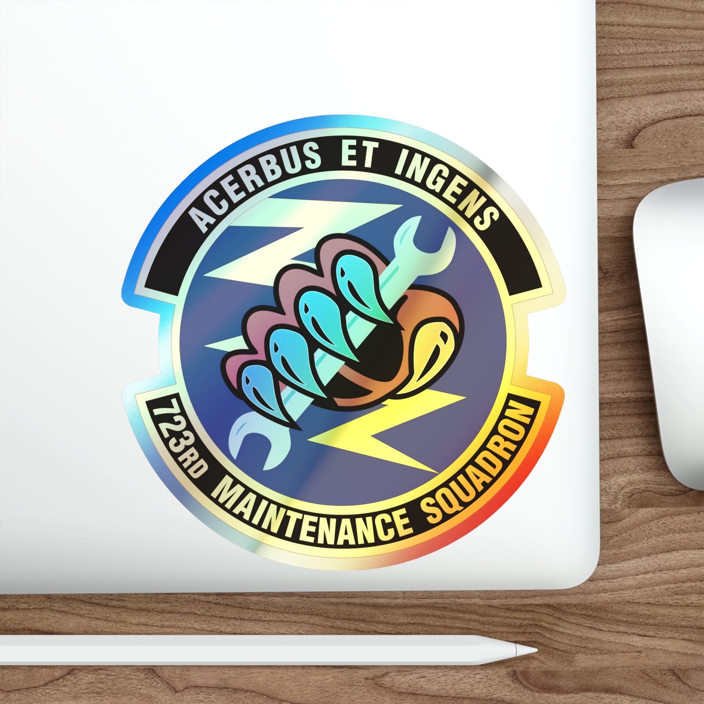 723d Maintenance Squadron (U.S. Air Force) Holographic STICKER Die-Cut Vinyl Decal-The Sticker Space