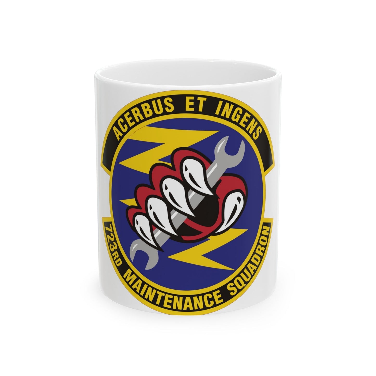 723d Maintenance Squadron (U.S. Air Force) White Coffee Mug-11oz-The Sticker Space