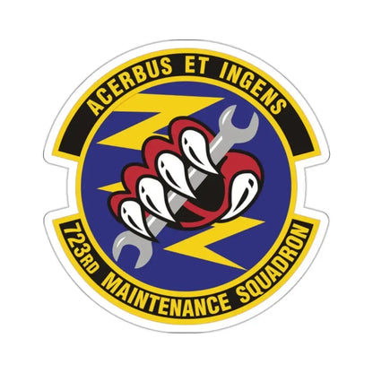 723d Maintenance Squadron (U.S. Air Force) STICKER Vinyl Kiss-Cut Decal - The Sticker Space