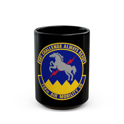 724 Air Mobility Sq AMC (U.S. Air Force) Black Coffee Mug-15oz-The Sticker Space