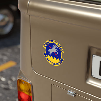 724 Air Mobility Sq AMC (U.S. Air Force) REVERSE PRINT Transparent STICKER-The Sticker Space