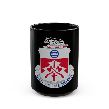 724 Engineer Battalion (U.S. Army) Black Coffee Mug-15oz-The Sticker Space