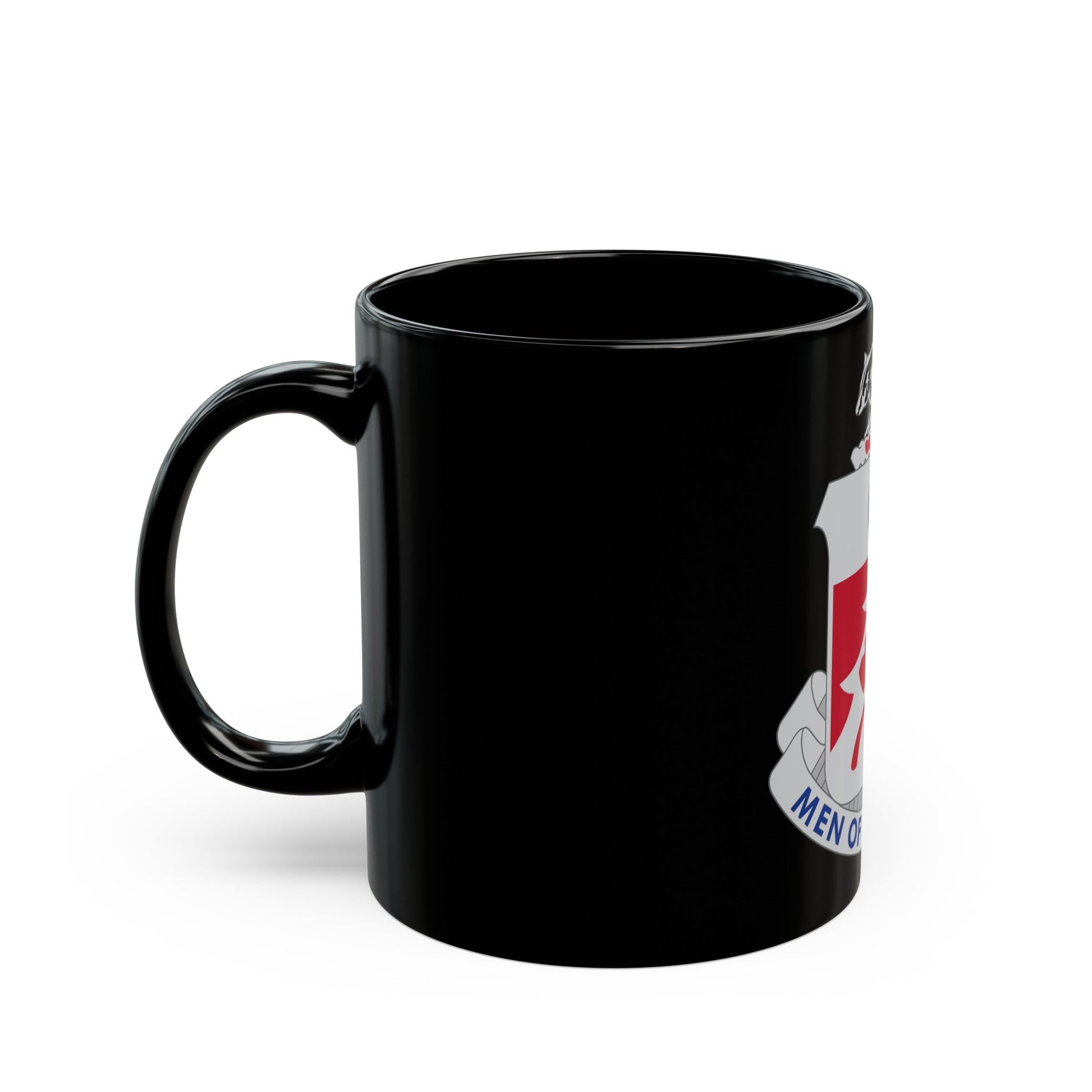 724 Engineer Battalion (U.S. Army) Black Coffee Mug-The Sticker Space