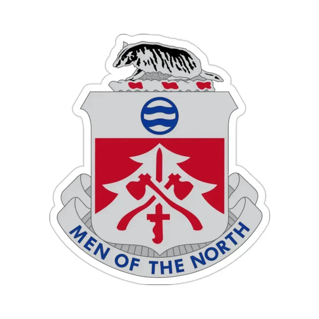 724 Engineer Battalion (U.S. Army) STICKER Vinyl Die-Cut Decal 2 Inch - The Sticker Space