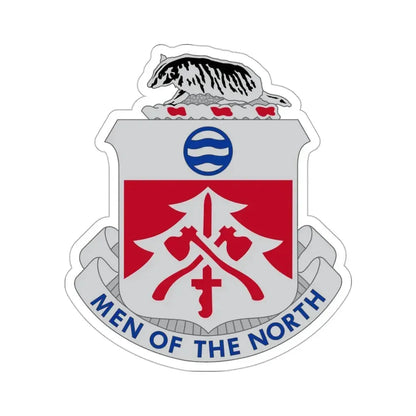 724 Engineer Battalion (U.S. Army) STICKER Vinyl Die-Cut Decal 3 Inch - The Sticker Space