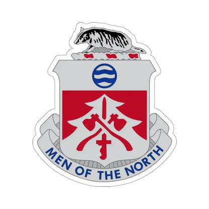 724 Engineer Battalion (U.S. Army) STICKER Vinyl Die-Cut Decal 4 Inch - The Sticker Space