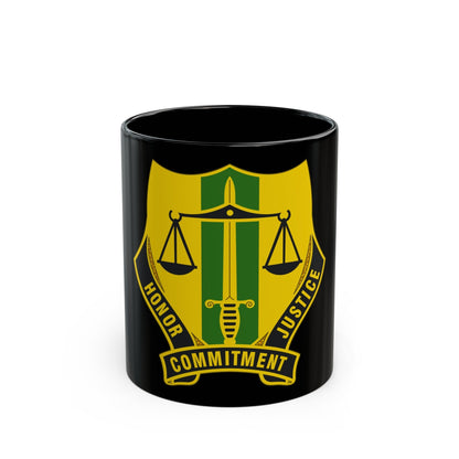 724 Military Police Battalion (U.S. Army) Black Coffee Mug-11oz-The Sticker Space