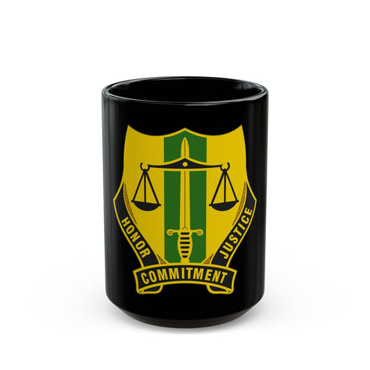 724 Military Police Battalion (U.S. Army) Black Coffee Mug-15oz-The Sticker Space