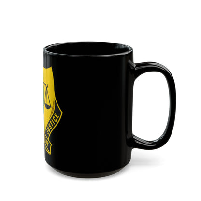 724 Military Police Battalion (U.S. Army) Black Coffee Mug-The Sticker Space