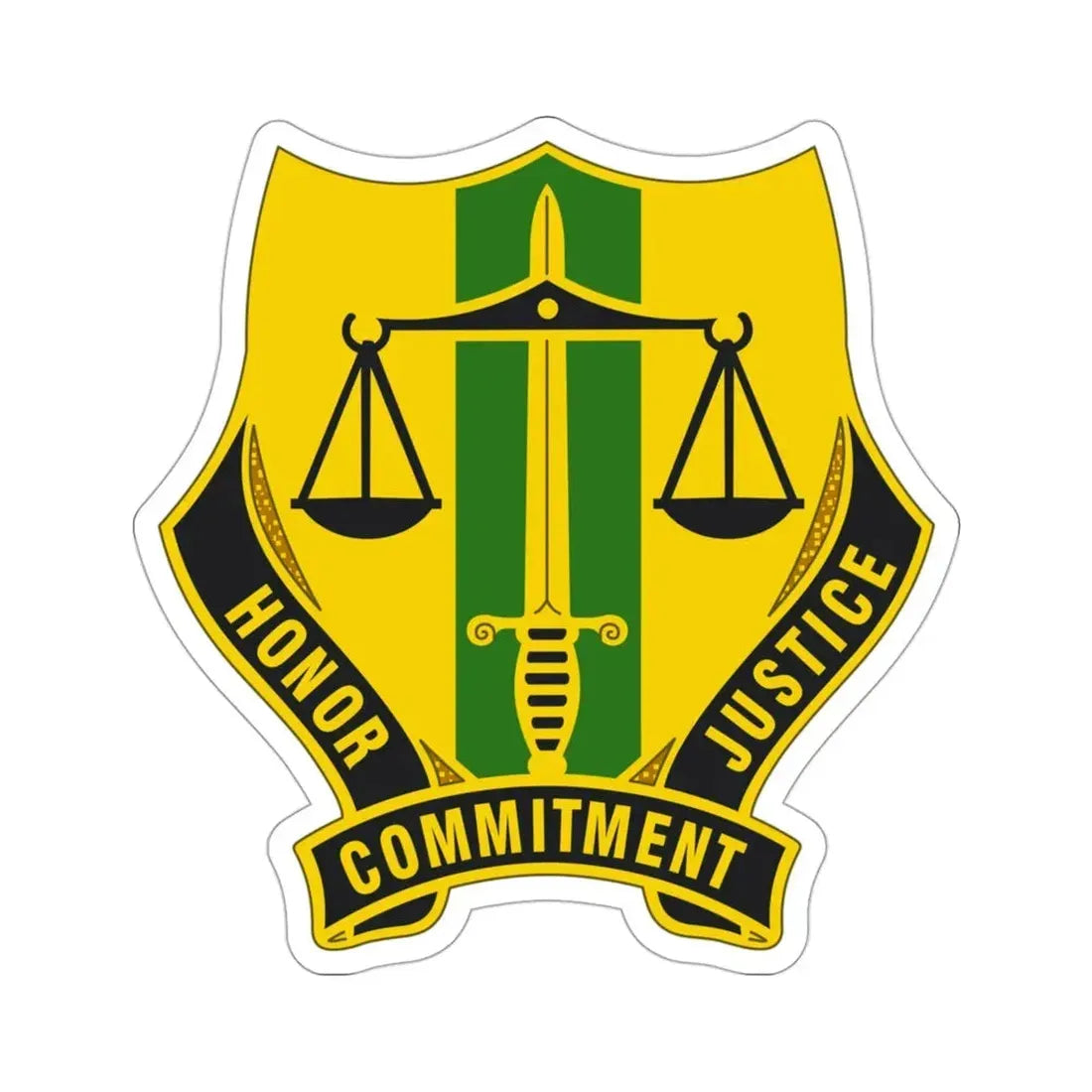 724 Military Police Battalion (U.S. Army) STICKER Vinyl Die-Cut Decal - The Sticker Space