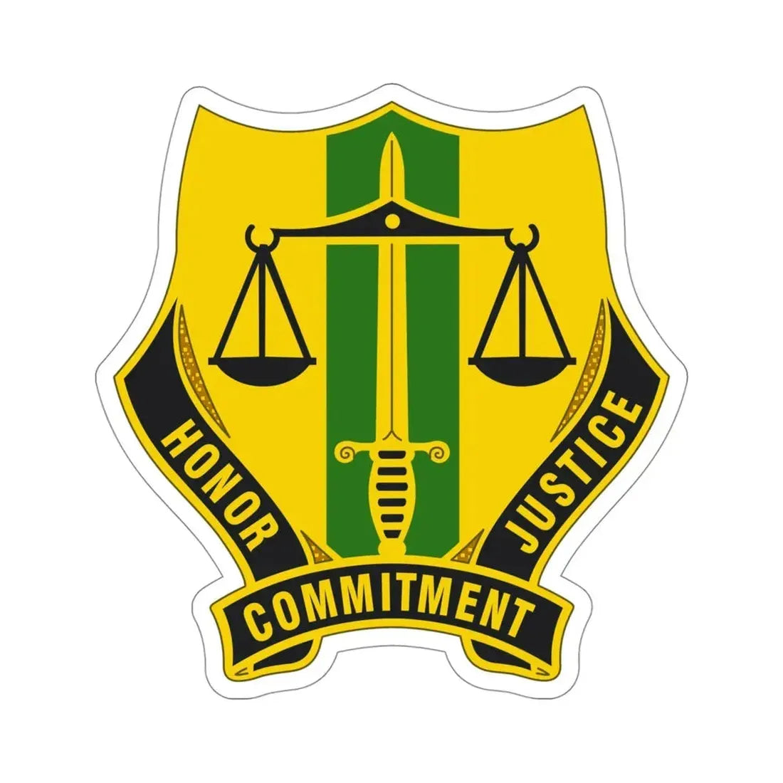 724 Military Police Battalion (U.S. Army) STICKER Vinyl Die-Cut Decal - The Sticker Space