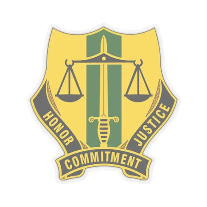 724 Military Police Battalion (U.S. Army) STICKER Vinyl Kiss-Cut Decal 2 Inch Transparent - The Sticker Space