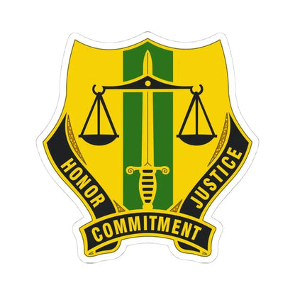 724 Military Police Battalion (U.S. Army) STICKER Vinyl Kiss-Cut Decal 4 Inch White - The Sticker Space